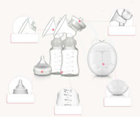 Electric Breast Pump (Comfortable and quicker pumping)