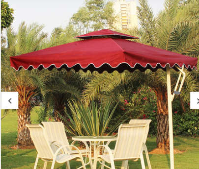 Gazebos Waterproof Garden Canopy Outdoor Folding Umbrella with a stand