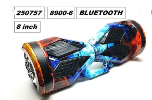 8` Hoverboard with Bluetooth Speaker And Led Lights