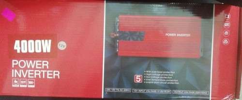 4000W / 12V Modified  Power Inverter