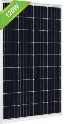 120w  monocrystalline solar panel