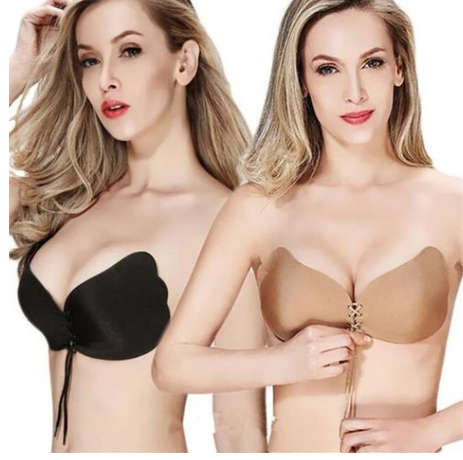 Invisible strapless bra