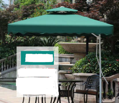 Gazebos Waterproof Garden Canopy Outdoor Folding Umbrella with a stand
