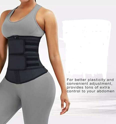 Waist Training Corset with Sauna Effect-Black