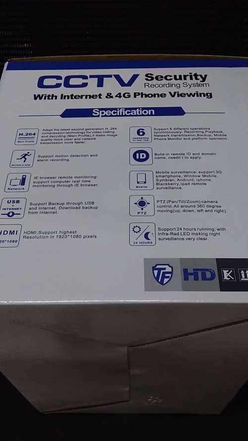 8 Channel Camera HD DVR Complete Kit