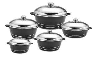 Dessini 10 Pieces Die Casting Cookware Set /Dessini Imperial Aluminium Non-Stick Cookware Set,10Pc