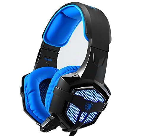 SADES SA 806 Gaming Headphones with Microphone Black Blue