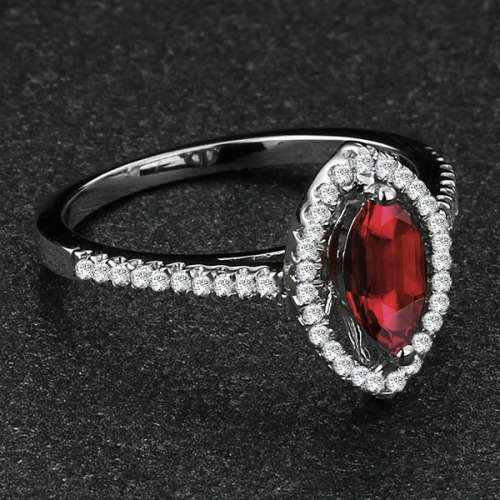 ERV R2000- Genuine Garnet Gemstone set in SOLID 925 STERLING SILVER