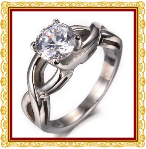 STUNNING! 1.28ct Sparkling White CZ Engagement Ring - Size 5.5 -7.5 (K-P)