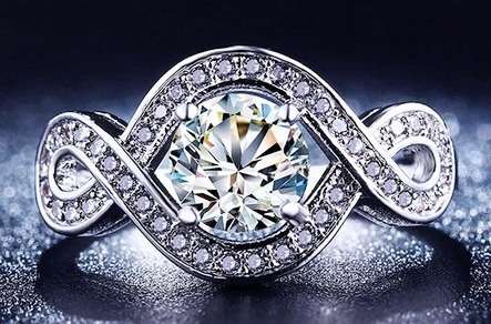 Extraordinary! 1.77ct Cr.Diamond and Accents Engagement Ring - Size 6 / M