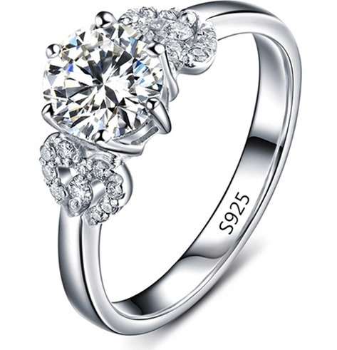 Sensational! 1.05ct Cr.Diamond and Accents Engagement Ring - Size 7 / O / 17.3mm