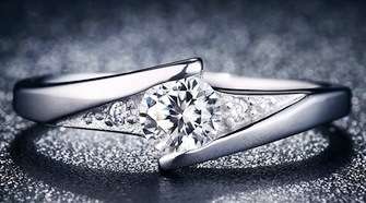 Amazing! 0.38ct Sim Diamond and Accents Engagement Ring - Size 6 / M / 16.3mm