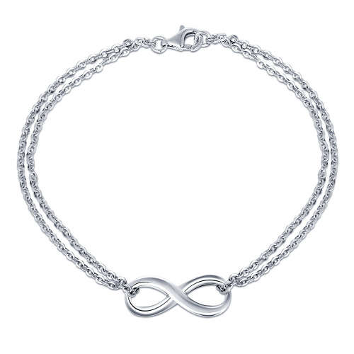 INFINITY 925 SOLID STERLING SILVER BRACELET