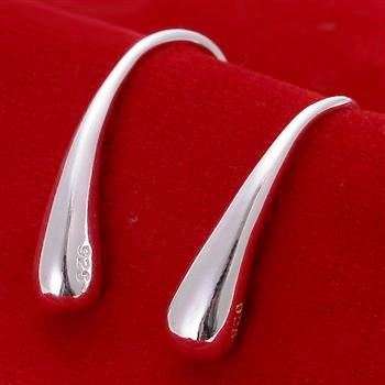 MODERN TEARDROP EARRINGS 925 SILVER FILLED