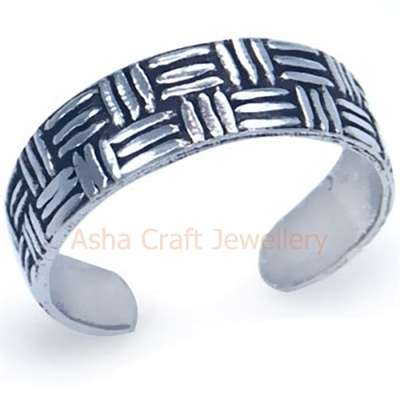 ~~*STER-LING-SIL-VER*~~ Genuine, REAL, Solid, 925 Sterling Silver Toe Ring