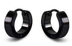 316L Stainless Steel Cuff Huggie Hoop Earrings