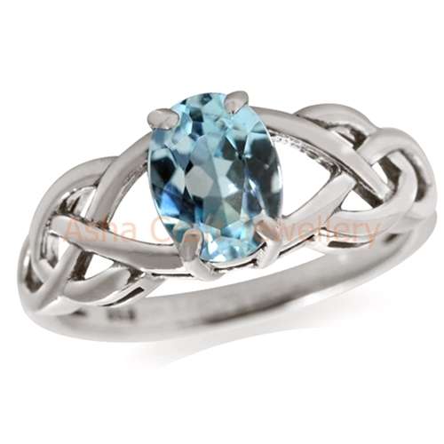 Genuine, REAL, Solid 925 Sterling Silver, 1.50ct Genuine Blue Topaz. Size 11