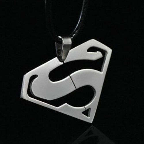 SUPERMAN 316L Stainless Steel Necklace - 60cm Chain