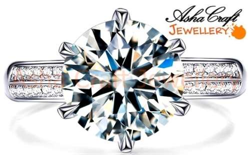 **R3200.00** Magnificent 3.11ct Cr.Diamond Designer Solitaire Ring - Size 8 / Q / 18mm