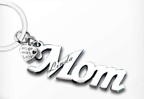 Mom Keyring | Free Engraving & Charm