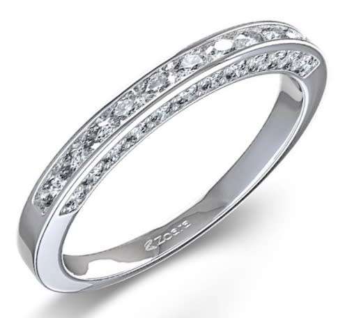 **3 RINGS AVAIL** Beautiful!! 0.45ct Cr.Diamond Designer Anniversary Ring - Size 7/O/17.3mm