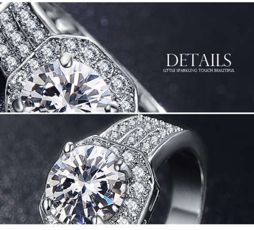 Magnificent!! Sparkling 2.44ct Cr.Diamond Halo Engagement Ring - Size 7/O/17.3mm