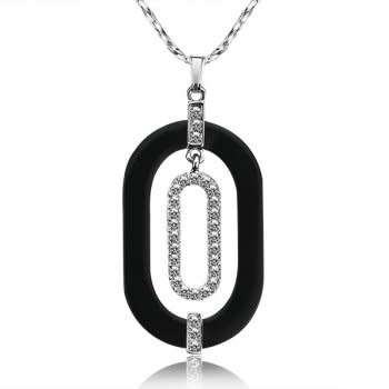 Glamour Wear | Black & Silver Necklace