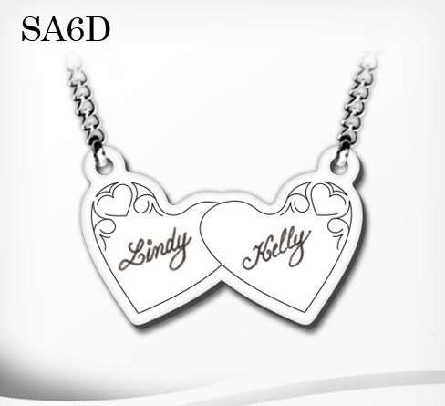 Valentine's Day Heart Pendant & Chain | Free Engraving