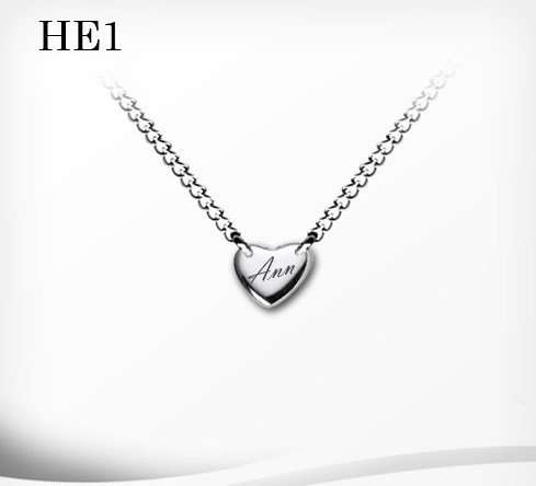 Heart Necklace | Free Engraving