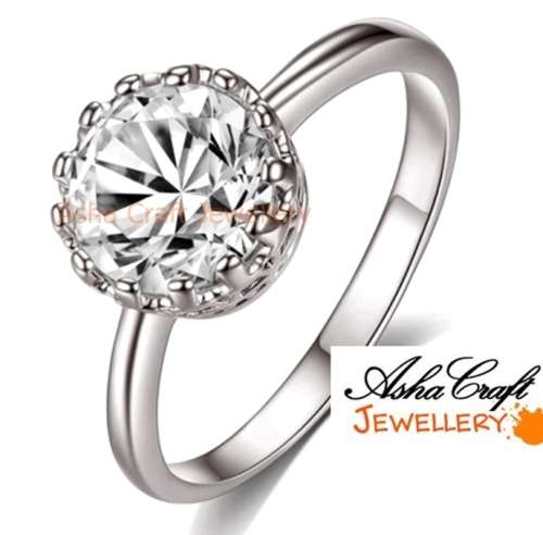 TIME TO MAKE A STATEMENT - 1.30ct Cr.Diamond Solitaire Engagement Ring Size 8/Q/18mm