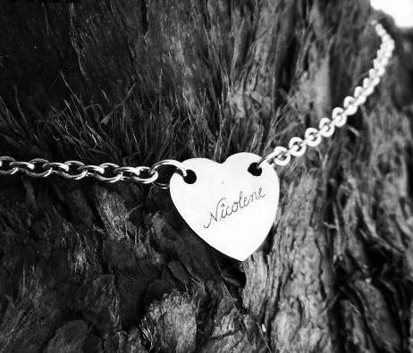 Personalized Heart Name Necklace + FREE ENGRAVING - 8 Options
