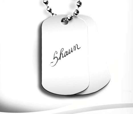 Fathers Day - Personalised Stainless Steel Chains - 4 Options