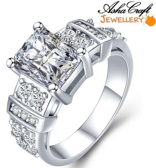BEAUTIFUL! - Huge 3.62ct Cr.Diamond Glamorous Engagement Ring. Size 8/Q/18mm