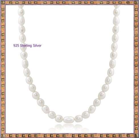 Certified for R599 | NECKLACE Genuine Freshwater Pearls for Little Girls 925 Sterling Silver