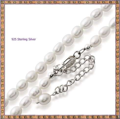 Certified for R599 | NECKLACE Genuine Freshwater Pearls for Little Girls 925 Sterling Silver