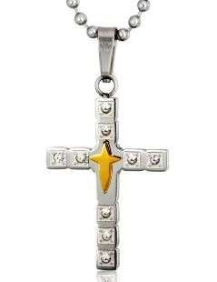 Stainless Steel Cross Necklace