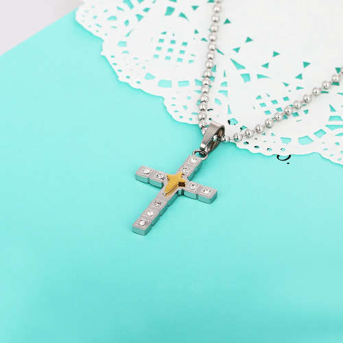 Stainless Steel Cross Necklace
