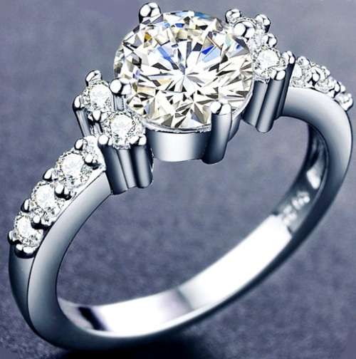 R1 Auction! 1.80ct Sparkling Cr.Diamond Brilliant Round Solitaire Engagement Ring - Size 5/J-K/16mm
