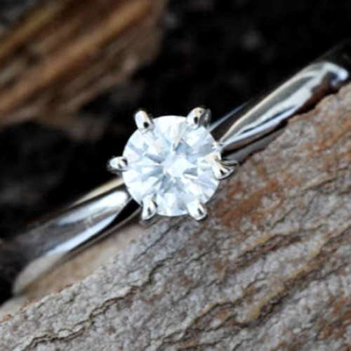 IN STOCK NOW: 1.25ct Cr.Diamond Solitaire Engagement Ring. Size 7 - N 1/2