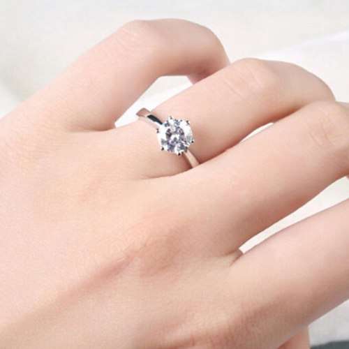 IN STOCK NOW: 1.25ct Cr.Diamond Solitaire Engagement Ring. Size 7 - N 1/2