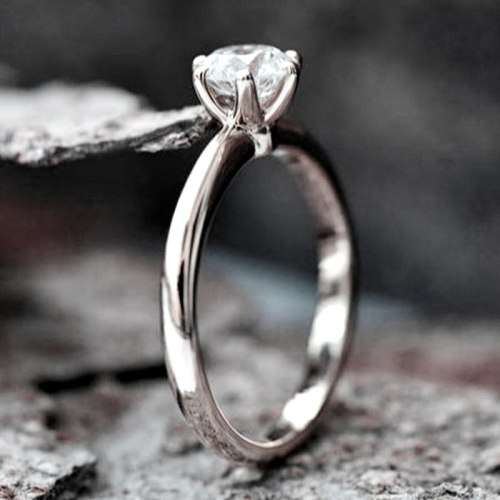 IN STOCK NOW: 1.25ct Cr.Diamond Solitaire Engagement Ring. Size 7 - N 1/2