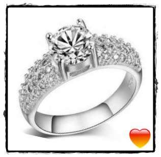 Ready to send, in stock. 1.80ct Cr.Diamond Engagement Ring, Pave Design. Size 10 / T½