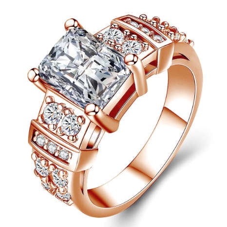 Breathtaking! Sparkling 3.50ct Cr.Diamond Designer Gold Ring. Size 9|R-S