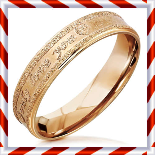 ASHA CRAFT - Only Love You Rose Goldtone Wedding Band. Size 8 | Q