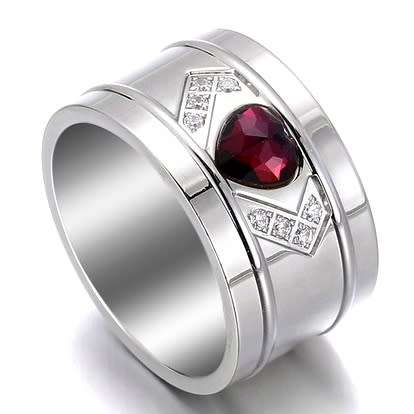 CERTIFIED R1299.00 - 1.41ct Cr.Ruby and Cr.Diamond Statement Ring. Size 7.5