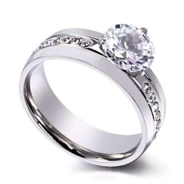 ASHA CRAFT - Sparkling 1.90ct Cr.Diamond Solitaire Engagement Ring. Size 8