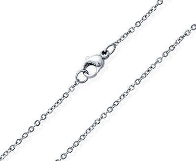 SUPER SALE! Authentic Fine Cable Link Stainless Steel Bracelet - 20cm