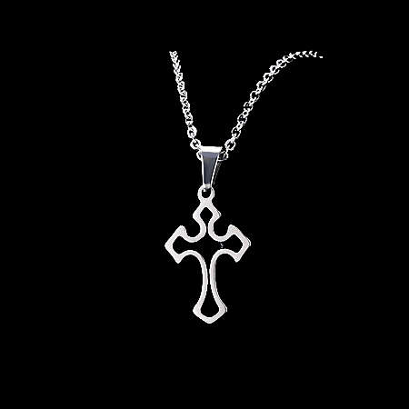 TITANIUM CROSS NECKLACE