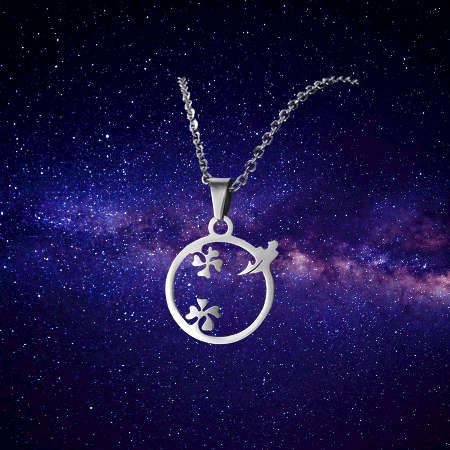 TITANIUM ETERNAL GARDEN NECKLACE