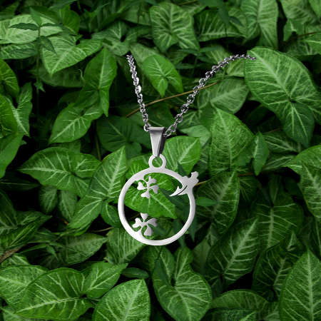 TITANIUM ETERNAL GARDEN NECKLACE